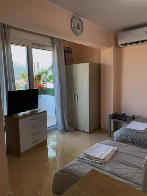 Studio With Unique View Near The Beach! Porto Rafti Luaran gambar